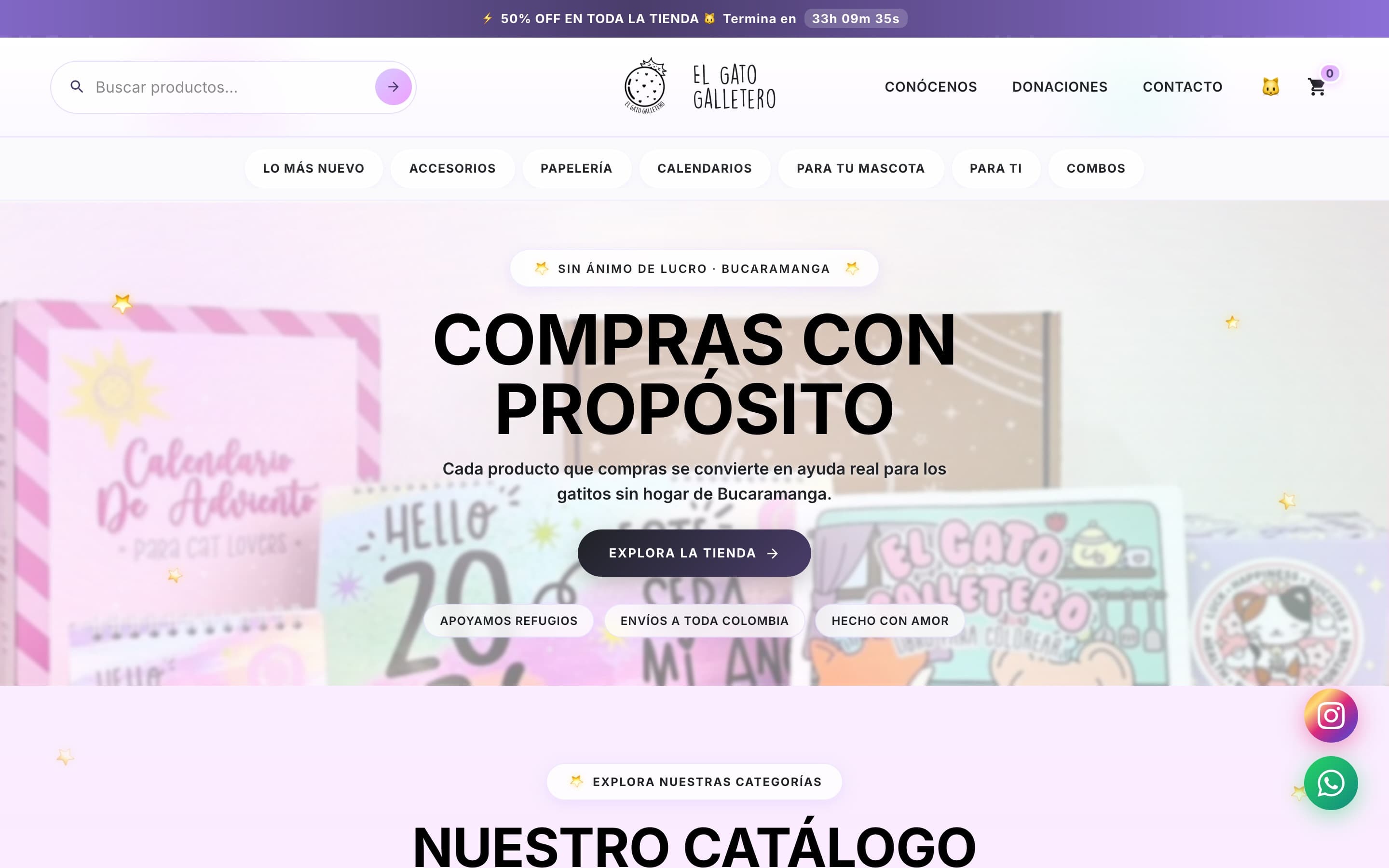 Web de El Gato Galletero
