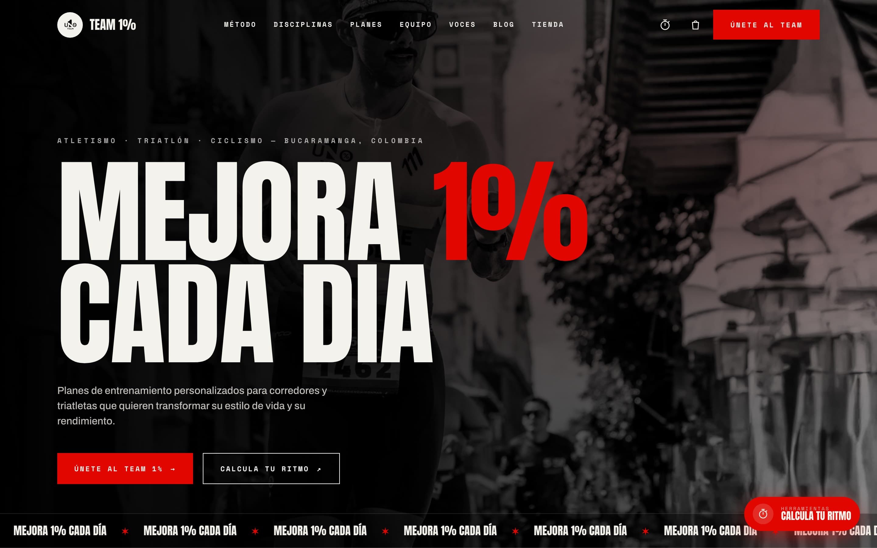 Web de TEAM 1%